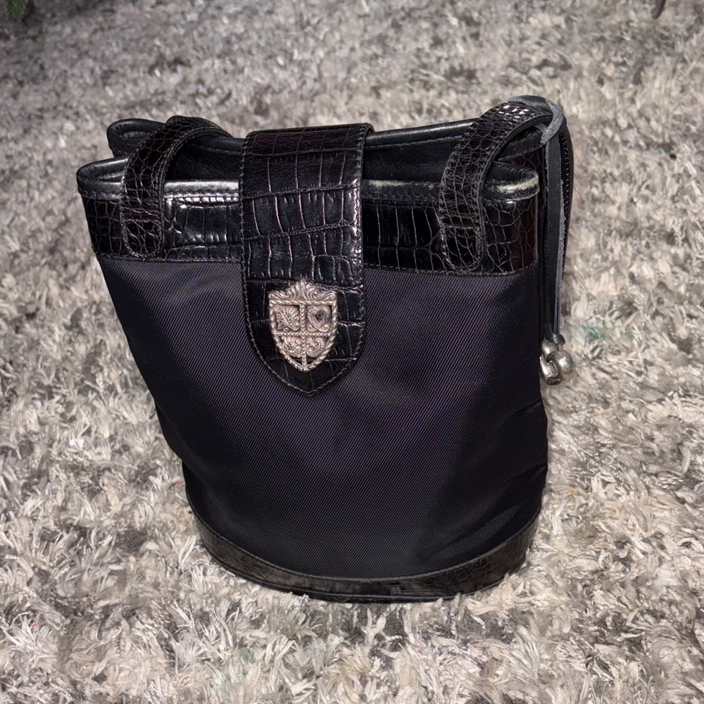 Vintage Brighton Handbag Purse Black Tote